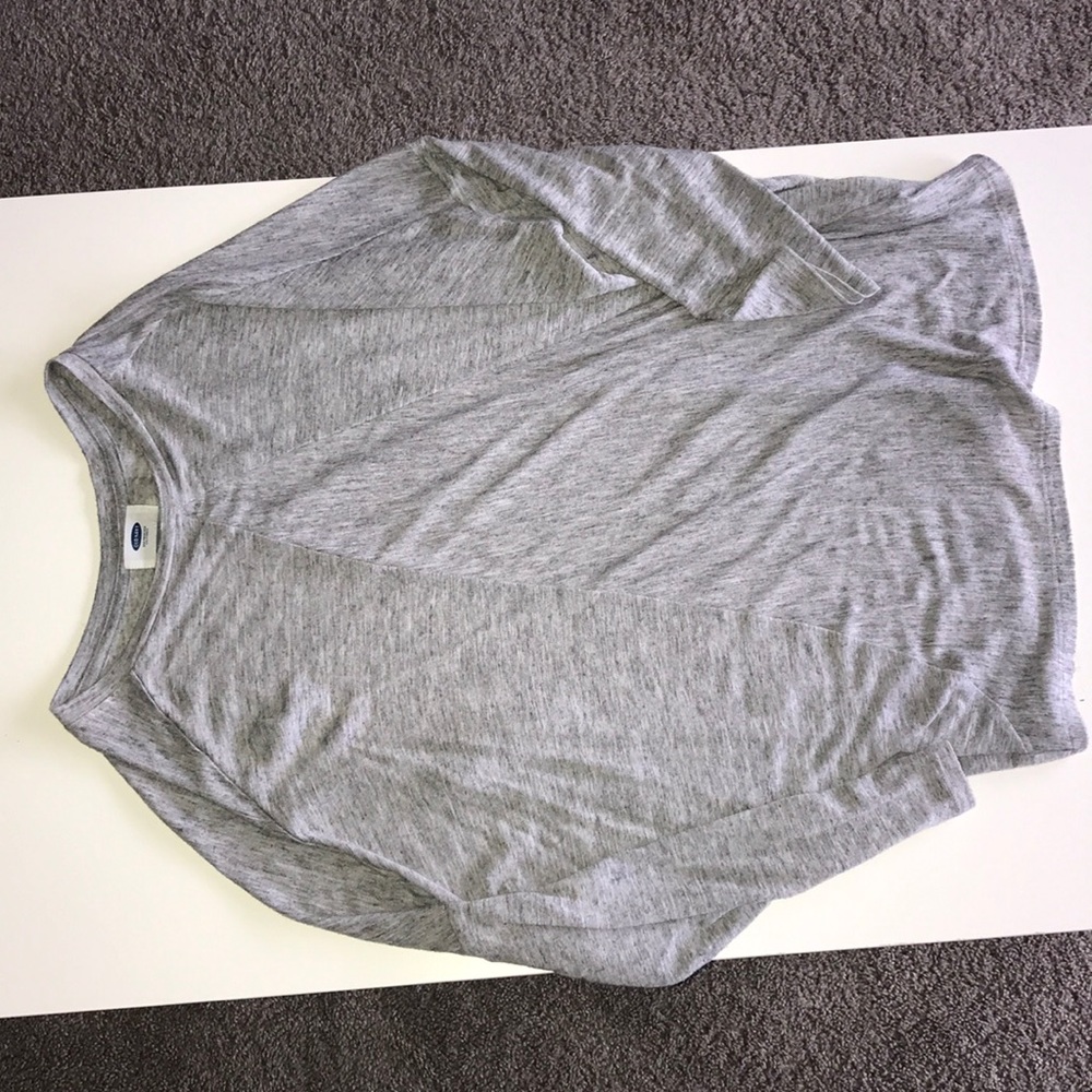 Grey comfortable quarter sleeve shirt